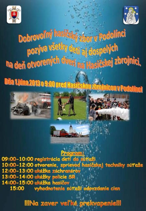 Deň otvorených dverí na Hasičskej zbrojnici