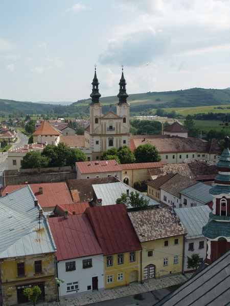 Kláštor - pohľad z kostolnej veže