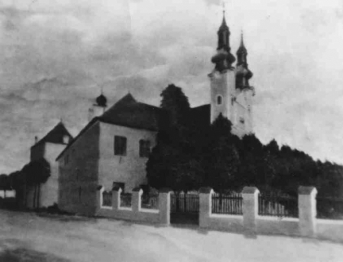 Kláštor - maľba: autorova fikcia