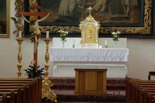 Interiér kláštorneho kostola