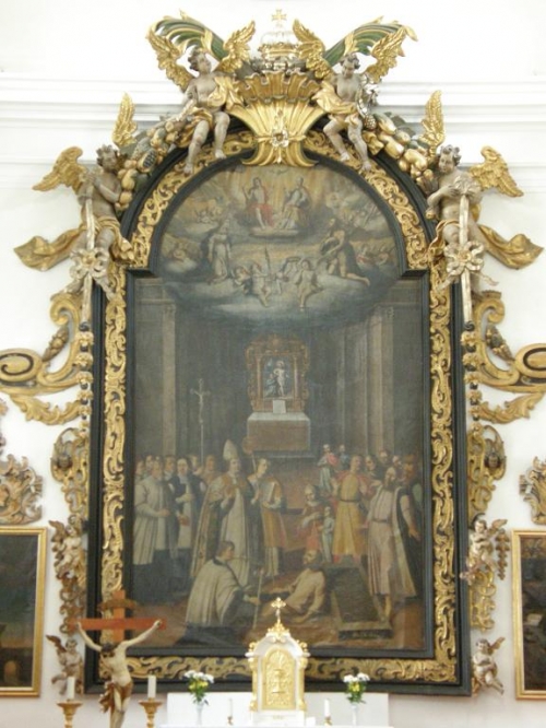 Interiér kláštorneho kostola 