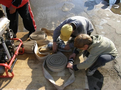 Príprava hasičov na sezónu 2011