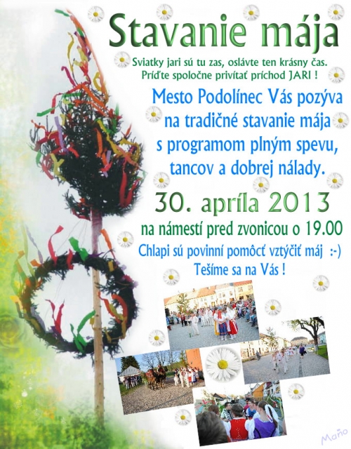 Stavanie mája 2013 - plagát
