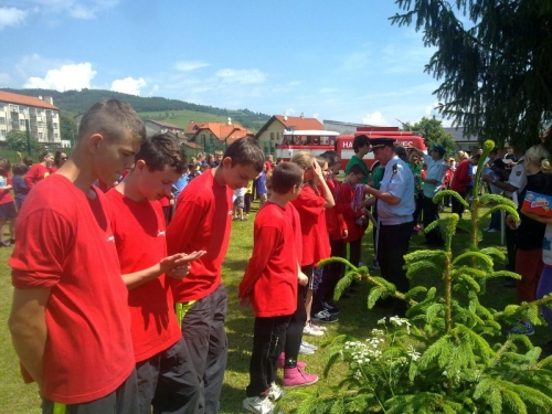 Okresná súťaž mladých HASIČOV - hra Plameň 15.6.2013