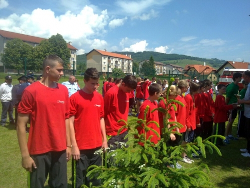 Okresná súťaž mladých HASIČOV - hra Plameň 15.6.2013