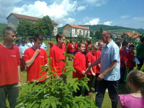 Okresná súťaž mladých HASIČOV - hra Plameň 15.6.2013