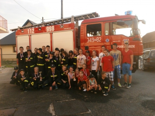 Medzinárodné preteky mladých hasičov v Poľsku v meste Podegrodie
