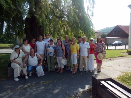 Klienti kúpeľov vo Vyšných Ružbachoch na prehliadke kultúrnych pamiatok mesta Podolínec v nedeľu 19.7.2015