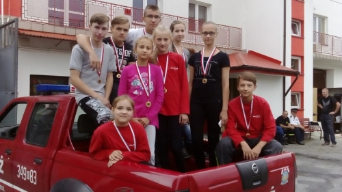 Hasičská súťaž v poľskom meste Podegrodie - rok 2015