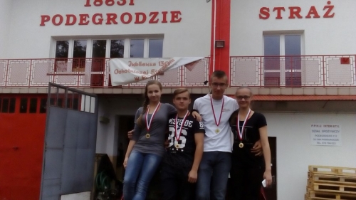 Hasičská súťaž v poľskom meste Podegrodie - rok 2015
