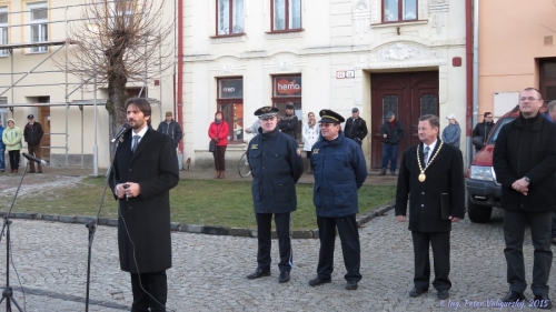 Odovzdávanie hasičskej techniky - 12.12.2015