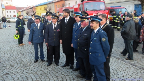 Odovzdávanie hasičskej techniky - 12.12.2015