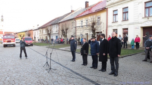 Odovzdávanie hasičskej techniky - 12.12.2015