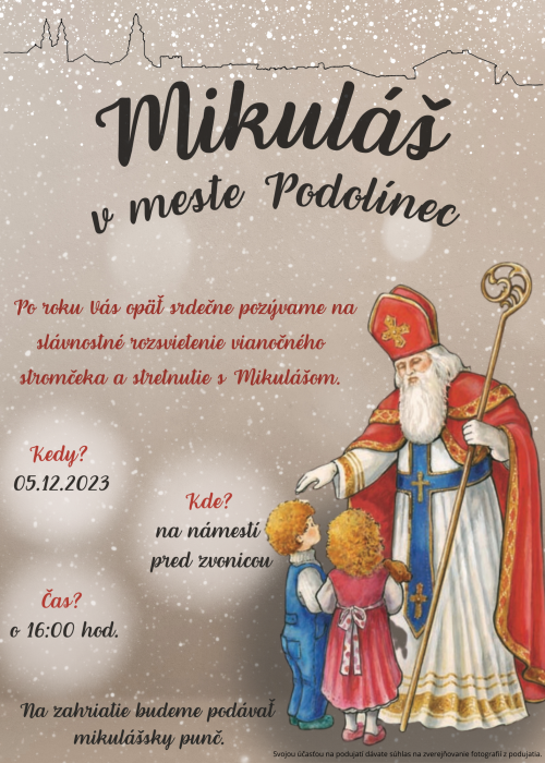 Plagát Mikuláš v meste 