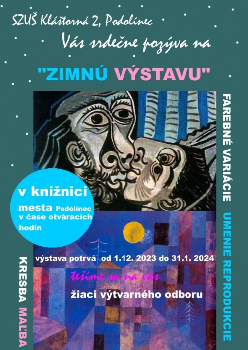 Zimná výstava - plagát