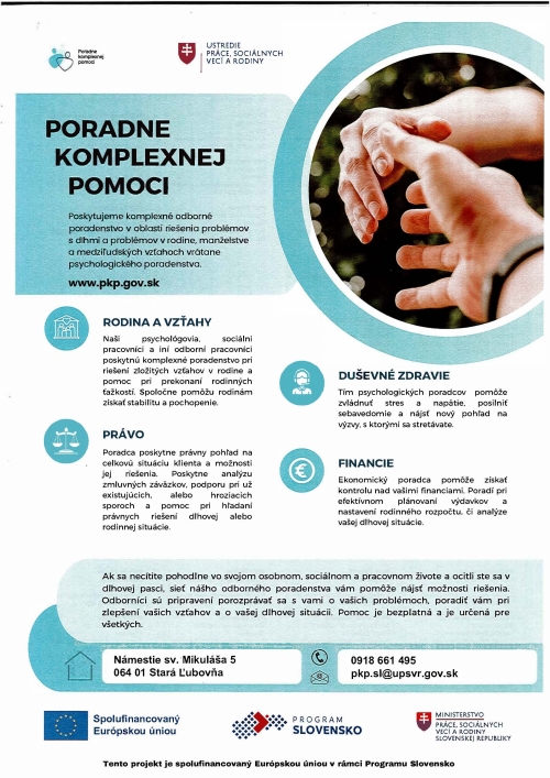 PORADNE KOMPLEXNEJ POMOCI
