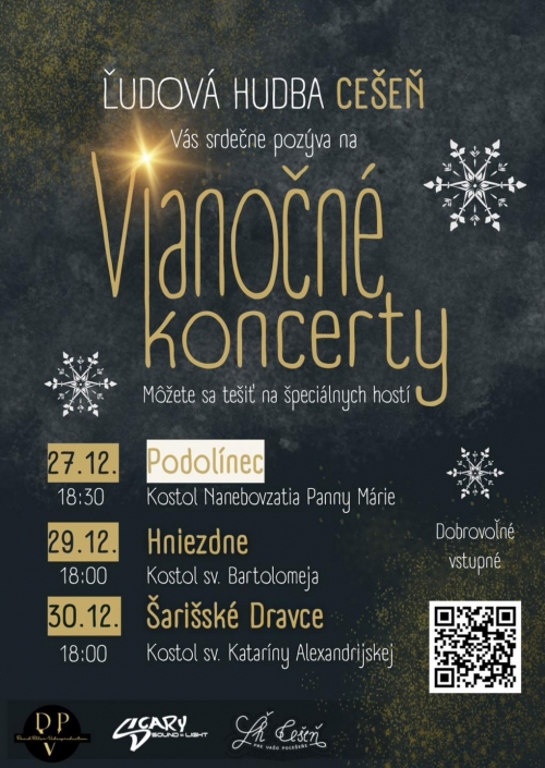 Vianočný koncert v Podolínci