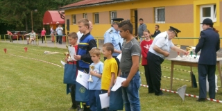 Súťaž mladých hasičov Lučivná -  28.6.2014