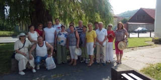 Klienti kúpeľov vo Vyšných Ružbachoch na prehliadke kultúrnych pamiatok mesta Podolínec v nedeľu 19.7.2015