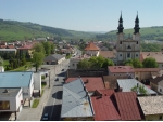 Kláštor z kostolnej veže