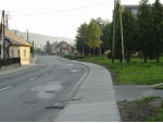 chodník na ulici Sv.Anny