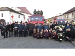 Odovzdávanie hasičskej techniky - 12.12.2015