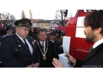 Odovzdávanie hasičskej techniky - 12.12.2015