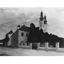 Kláštor - maľba: autorova fikcia