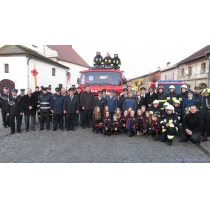 Odovzdávanie hasičskej techniky - 12.12.2015