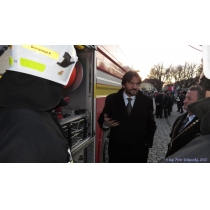 Odovzdávanie hasičskej techniky - 12.12.2015
