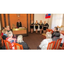 Uvítanie detí do života a posedenie s jubilantmi - marec 2016