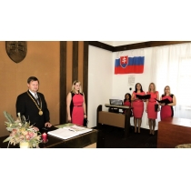 Uvítanie detí do života a posedenie s jubilantmi - marec 2016