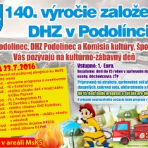 Fotografia: 140 VÝROČIE založenia DHZ Podolínec 